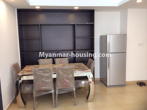 Myanmar real estate - for rent property - No.4352 - Star City Condo room for rent in Thanlyin! - dining area