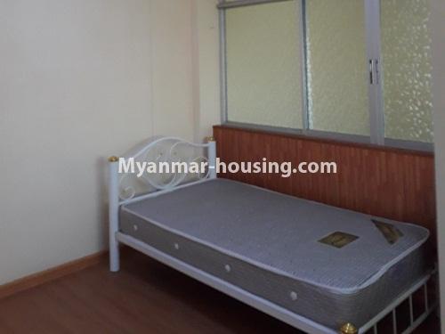 Myanmar real estate - for rent property - No.4355 - Mini condo room for rent in Pazundaung! - bedroom 