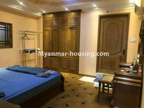 ミャンマー不動産 - 賃貸物件 - No.4362 - Furnished condo room for rent in Pazundaung! - master bedroom 1