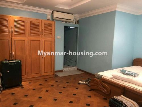 ミャンマー不動産 - 賃貸物件 - No.4362 - Furnished condo room for rent in Pazundaung! - master bedroom 2