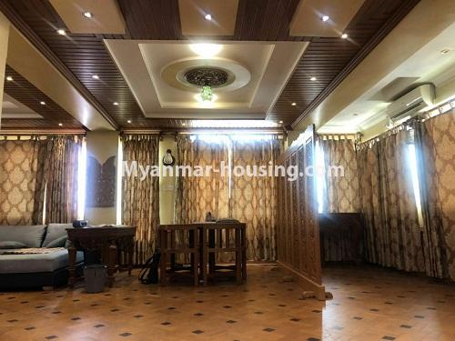 缅甸房地产 - 出租物件 - No.4362 - Furnished condo room for rent in Pazundaung! - another view of living room