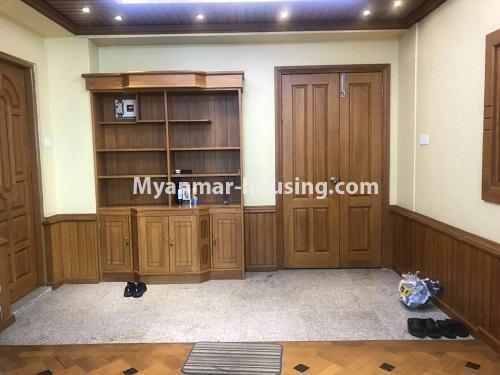 Myanmar real estate - for rent property - No.4362 - Furnished condo room for rent in Pazundaung! - entrance main door