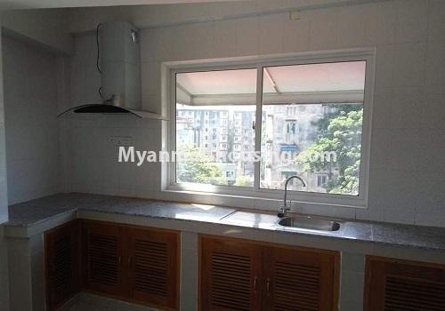 Myanmar real estate - for rent property - No.4365 - Pyi Yeik Mon Condo room for rent in Kamaryut! - kitchen
