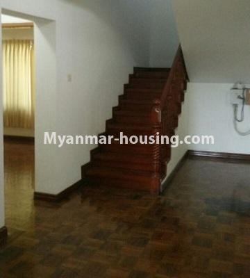 Myanmar real estate - for rent property - No.4366 - Landed house for rent in Mingalardone! - downstairs