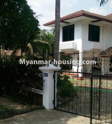 Myanmar real estate - for rent property - No.4366 - Landed house for rent in Mingalardone! - gate 