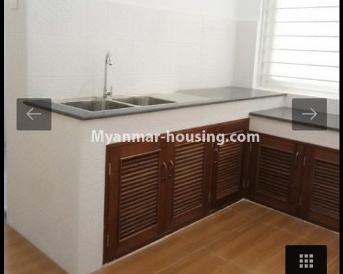 ミャンマー不動産 - 賃貸物件 - No.4371 - Myaynu Condominium room for rent in Sanchaung! - kitchen