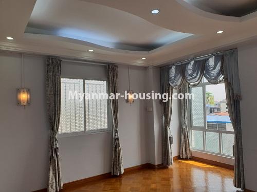 Myanmar real estate - for rent property - No.4372 - Two bedroom condominium room for rent in Sanchaung! - master bedroom