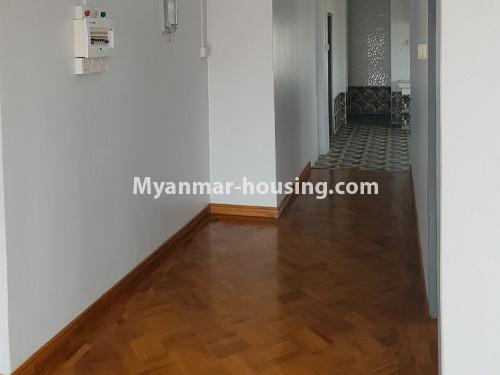 ミャンマー不動産 - 賃貸物件 - No.4372 - Two bedroom condominium room for rent in Sanchaung! - corridor