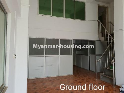 မြန်မာအိမ်ခြံမြေ - ငှားရန် property - No.4376 - ဒေါပုံတွင် ခြောက်ထပ်တိုက် ငှားရန်ရှိသည်။ - first floor rooms and corridor