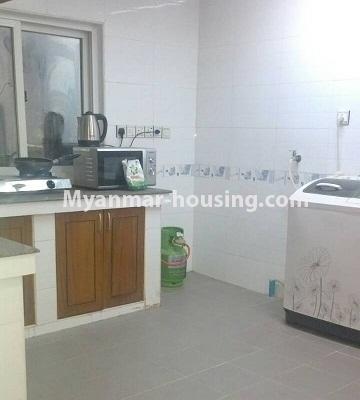 Myanmar real estate - for rent property - No.4377 - Condo room for rent in Kamaryut! - Kitchen 