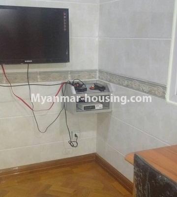 Myanmar real estate - for rent property - No.4377 - Condo room for rent in Kamaryut! - living room