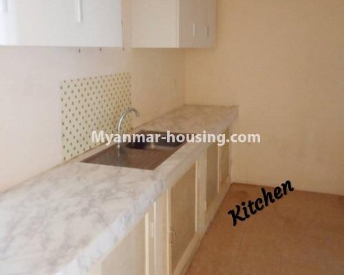 Myanmar real estate - for rent property - No.4379 - Condominium room for rent in Hledan Centre!   - Kitchen