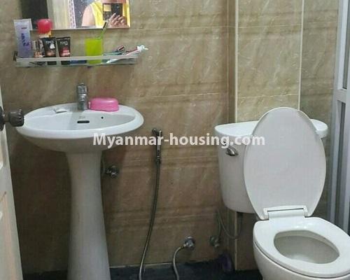 Myanmar real estate - for rent property - No.4380 - Landed house for rent in Hlaing! - bathroom
