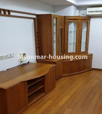 Myanmar real estate - for rent property - No.4384 - University Avenue Condominium room for rent in Bahan! - anothr view of living room
