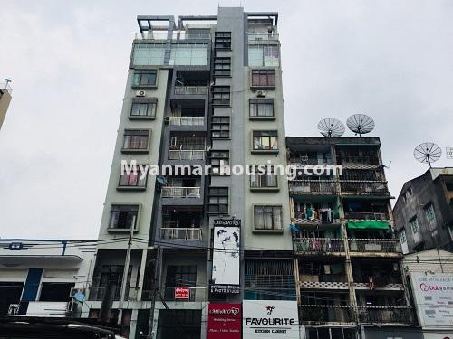 Myanmar real estate - for rent property - No.4385 - Condominium room for sale in Lanmadaw! - building view