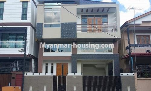 ミャンマー不動産 - 賃貸物件 - No.4389 - Landed house for rent in Thin Gan Gyun! - house view