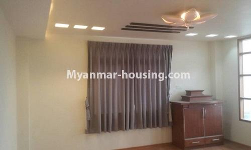 Myanmar real estate - for rent property - No.4389 - Landed house for rent in Thin Gan Gyun! - master bedroom