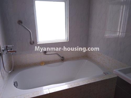 Myanmar real estate - for rent property - No.4392 - Condominium room for rent in Bahan! - bathroom 2