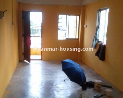 Myanmar real estate - for rent property - No.4394 - Apartment for rent in Sanchaung! - main door and hall view