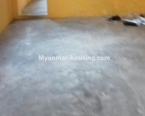 Myanmar real estate - for rent property - No.4394 - Apartment for rent in Sanchaung! - concrete flooring in the hall