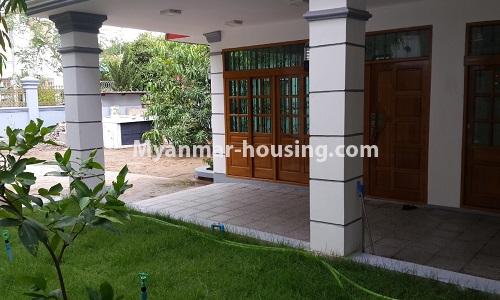 Myanmar real estate - for rent property - No.4395 - Landed house for rent in Thanlyin! - arch