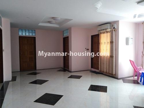 Myanmar real estate - for rent property - No.4396 - New condominium room for rent in Bahan! - ူူူူူူူူူူူူူူliving room