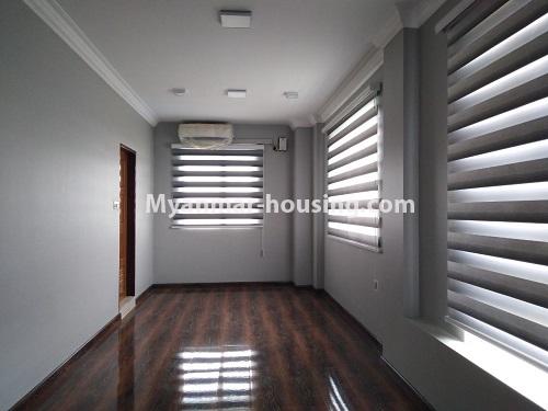ミャンマー不動産 - 賃貸物件 - No.4396 - New condominium room for rent in Bahan! - master bedroom