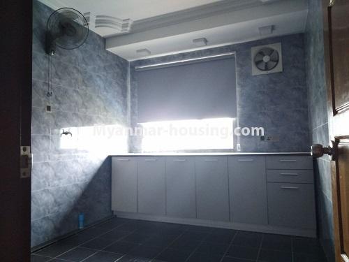 ミャンマー不動産 - 賃貸物件 - No.4396 - New condominium room for rent in Bahan! - kitchen