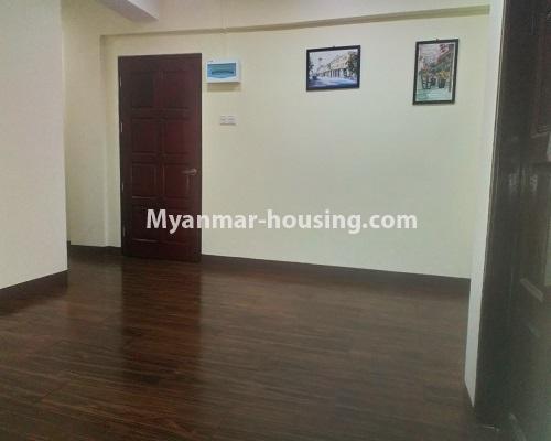 Myanmar real estate - for rent property - No.4397 - Condominium room for rent in South Okkalapa! - living room