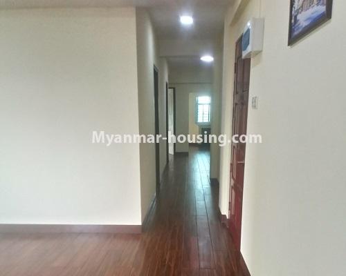 Myanmar real estate - for rent property - No.4397 - Condominium room for rent in South Okkalapa! - corridor