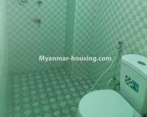 Myanmar real estate - for rent property - No.4397 - Condominium room for rent in South Okkalapa! - bathroom 2