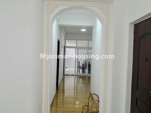 Myanmar real estate - for rent property - No.4398 - Zay Yar Thiri Condominium room for rent in Kamaryut! - corridor