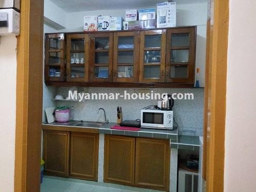 ミャンマー不動産 - 賃貸物件 - No.4399 - Nice condominium room with Kan Daw Gyi view, Tarmway! - kitchen