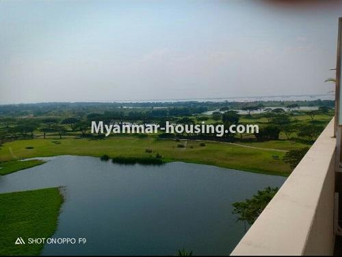 မြန်မာအိမ်ခြံမြေ - ငှားရန် property - No.4405 - ကြယ်မြို့တော်ကွန်ဒိုတွင် ဂေါက်ကွင်းဗျူးနှင့် အခန်းငှားရန် ရှိသည်။ view from the room