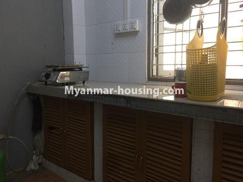 Myanmar real estate - for rent property - No.4410 - Furnished apartment room for rent in North Dagon! - Kitchen