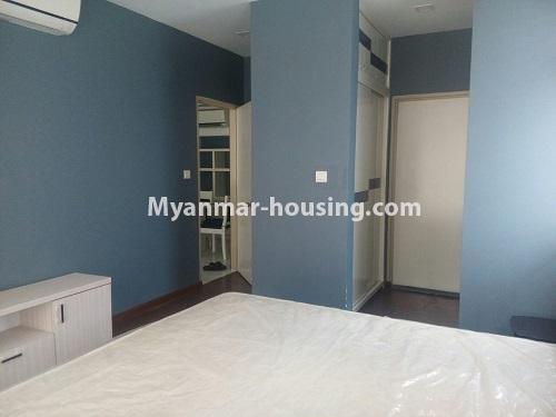 မြန်မာအိမ်ခြံမြေ - ငှားရန် property - No.4413 - ကြယ်စင်မြို့တော် ကွန်ဒိုတွင် မြစ်ဗျူးမြင်ရသော အခန်းငှားရန်ရှိသည်။master bedroom