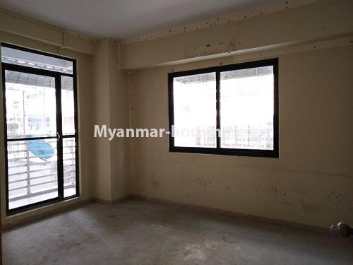 Myanmar real estate - for rent property - No.4418 - Ground floor with mezzanine for rent in Dagon Downtown! - partition room 1