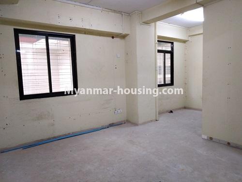 Myanmar real estate - for rent property - No.4418 - Ground floor with mezzanine for rent in Dagon Downtown! - partition room 2