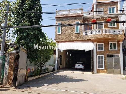 缅甸房地产 - 出租物件 - No.4422 - Decorated two storey landed house with big office option or guest-house option for rent in Hlaing! - house view 