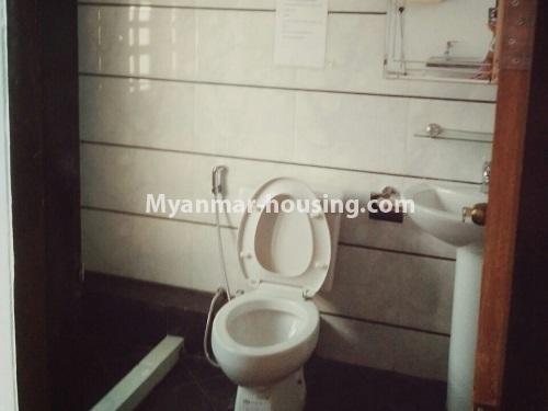 Myanmar real estate - for rent property - No.4423 - Serviced Condominium room for rent in Kamaryut! - compound bathrom