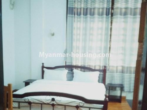 Myanmar real estate - for rent property - No.4423 - Serviced Condominium room for rent in Kamaryut! - another view of master bedroom