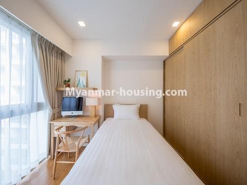 ミャンマー不動産 - 賃貸物件 - No.4426 - Luxurious condominium room with full facilities near Myanmar Plaza, Yankin! - single bedroom