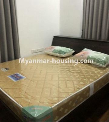 缅甸房地产 - 出租物件 - No.4433 - Kantharyar Residential Condominium room in nice area, Mingalar Taung Nyunt! - master bedroom