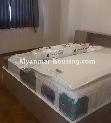 Myanmar real estate - for rent property - No.4435 - Pent house with nice view and will full facilities for rent in Sin Oh Tan, Latha! - master bedroom 1
