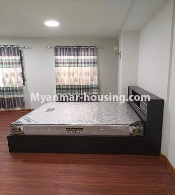 缅甸房地产 - 出租物件 - No.4438 - Nawarat Condominium building with full facilities for rent in Kamaryut! - master bedroom