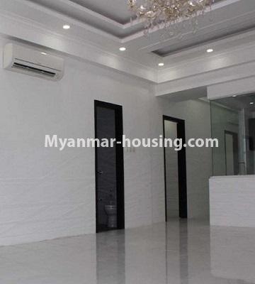 Myanmar real estate - for rent property - No.4444 - New condominium room in Kanbawza Tower for rent on Pyay road, Myaynigone! - bedrooms layout