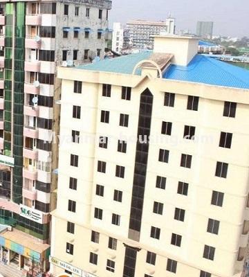 Myanmar real estate - for rent property - No.4444 - New condominium room in Kanbawza Tower for rent on Pyay road, Myaynigone! - builing view