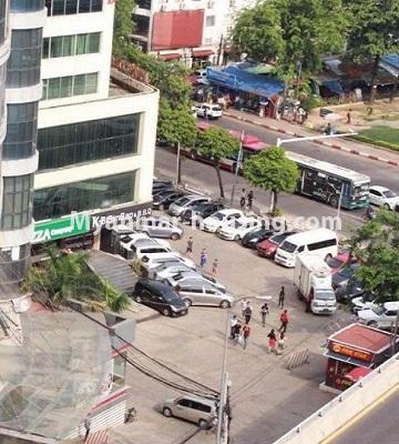Myanmar real estate - for rent property - No.4444 - New condominium room in Kanbawza Tower for rent on Pyay road, Myaynigone! - road view