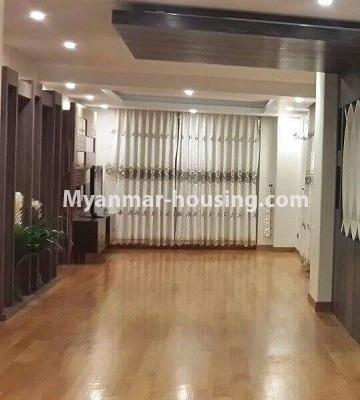 缅甸房地产 - 出租物件 - No.4449 - Green Lake Condominium room with Kandawgyi Lake View for rent in Mingalar Taung Nyunt! - living room