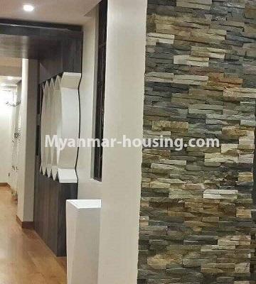 缅甸房地产 - 出租物件 - No.4449 - Green Lake Condominium room with Kandawgyi Lake View for rent in Mingalar Taung Nyunt! - kitchen wall decoration
